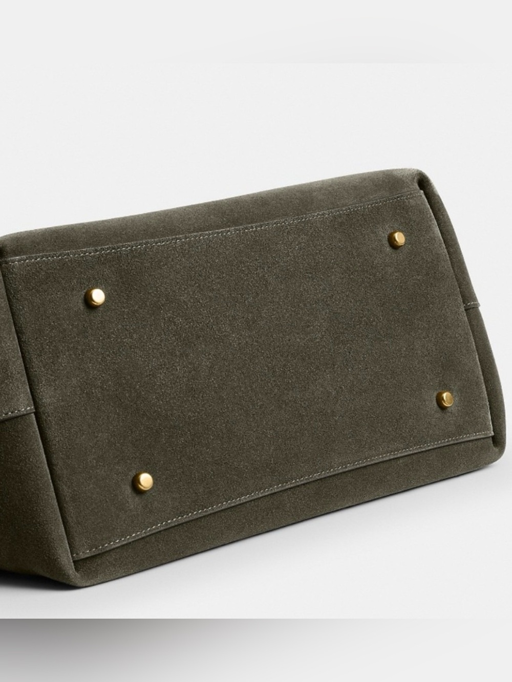 🤍New Coach Gramercy Tote in Olive Green Suede - Picture 3 of 3